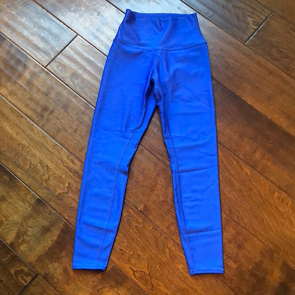 Alo yoga blue airlift leggings